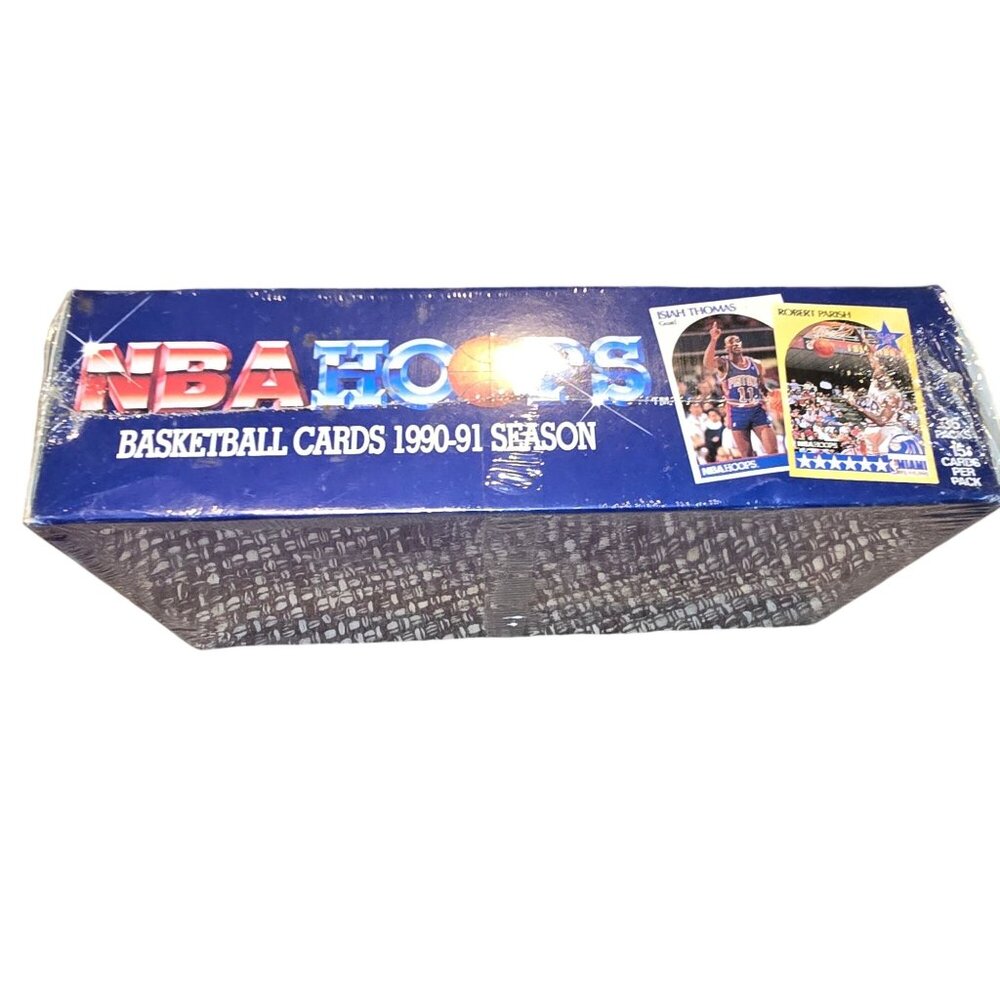 NBA Hoops Basketball Cards 1990-91 Factory-Sealed Box 36 Packs Bird Magic BA16 - Picture 4 of 7